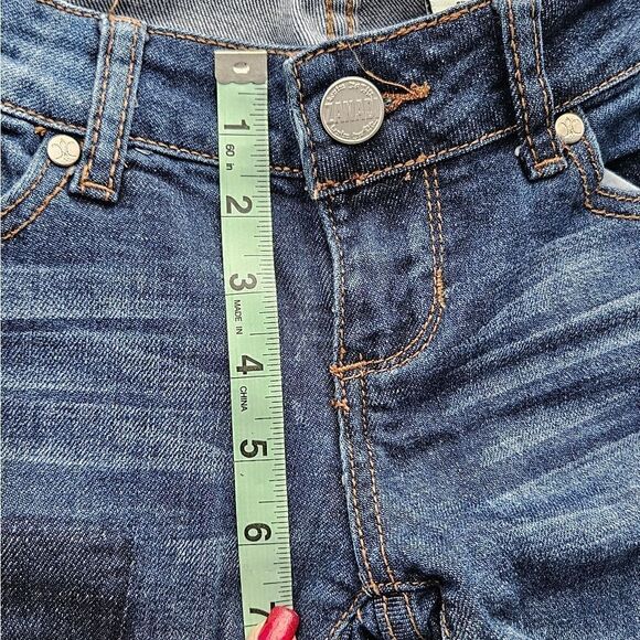 ZANADI vintage patch low rise skinny jeans size 1 - Picture 12 of 14